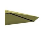 Parasol ELBA PUSH-UP rond 300 cm met tilt-functie 100%pol sage groen