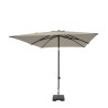 Parasol MORAIRA PUSH-UP vierkant 230x230cm met tilt-functie ecru