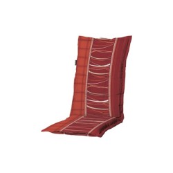 Madison Terraskussen hoog 50x123 katoen/poly Lines brick red