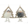 HBX natural living Hanger kerstboom met engeltje 14,5x5xh30cm