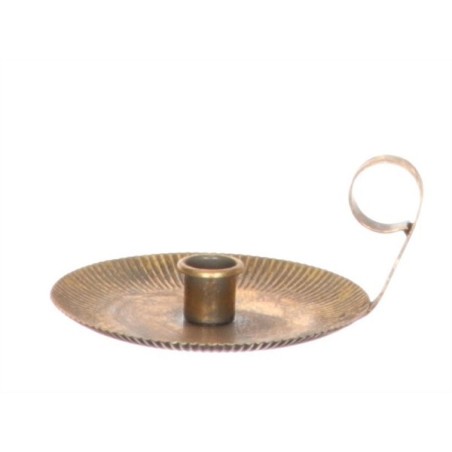 HBX natural living Kandelaar-Blaker Movere Ø19,5xh9cm metaal goud