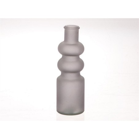 HBX natural living Vaas Gina Ø7x22cm mat antraciet