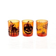 HBX natural living Theelichthouder Halloween Ø5,6xh6,7cm