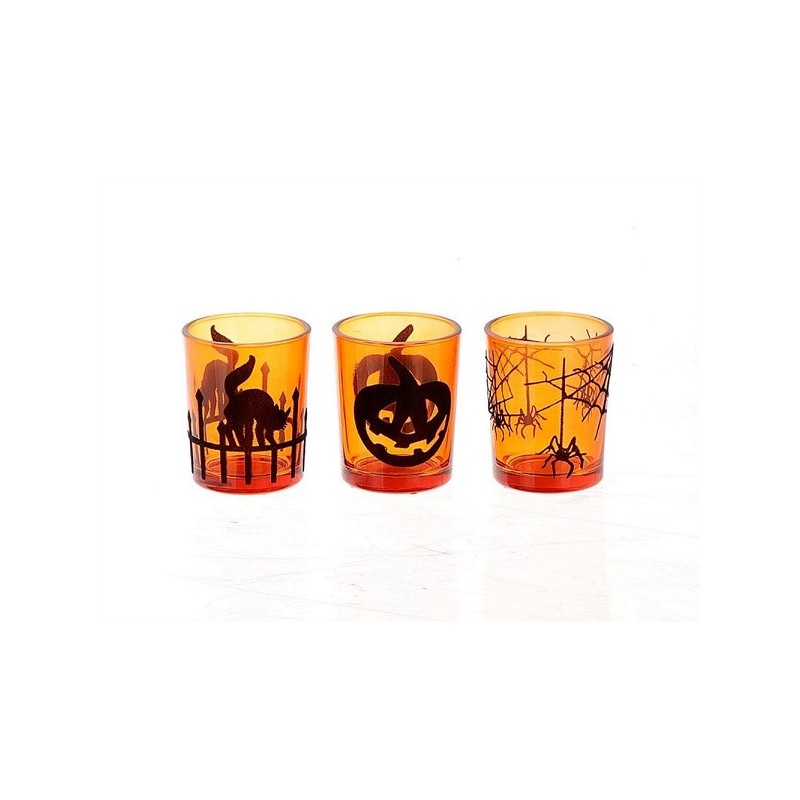 HBX natural living Theelichthouder Halloween Ø5,6xh6,7cm