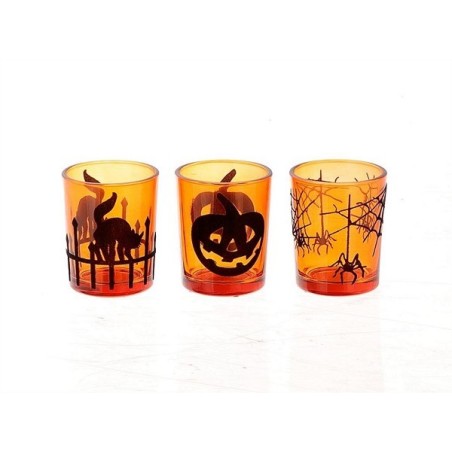 HBX natural living Theelichthouder Halloween Ø5,6xh6,7cm