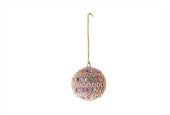 HBX natural living Kerstbal Adica Ø6cm paars