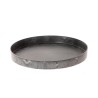 HBX natural living Tray Melamine Ø27xh3cm grijs