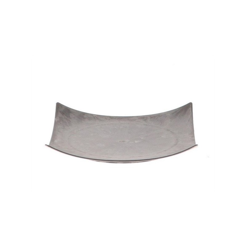 HBX natural living Tray Melamine 28x28xh5cm grijs