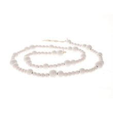 HBX natural living Deco kralenstreng l165.0 wit