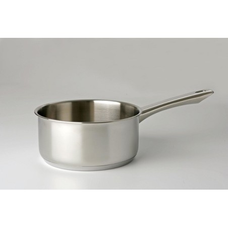 Eurocuisine Steelpan 16cm RVS Met Stalen Greep 1.4liter