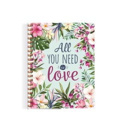 Delta's Tout ce dont vous avez besoin, c'est d'amour ! livre à spirale (lignes)