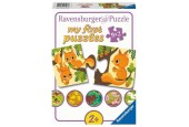 Ravensburger My first puzzles Dieren en hun kleintjes 9x2 stukjes puzzel