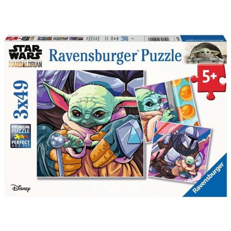 Ravensburger Le Mandalorien Grogu Moments puzzle 3x49 pièces