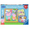 Ravensburger PP : Puzzle Famille et amis de Peppa Pig 3x49 pièces
