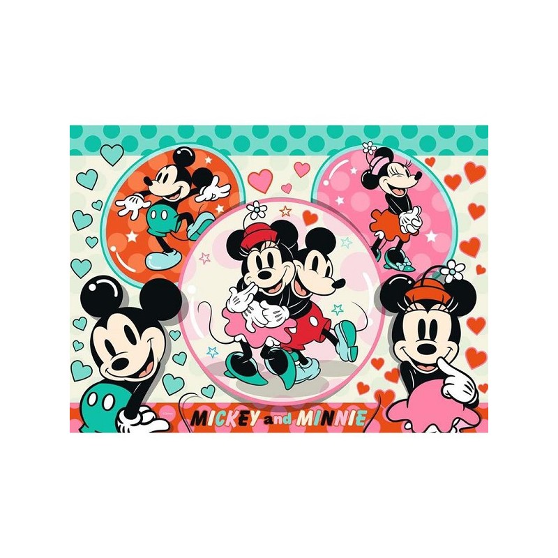 Ravensburger Puzzle couple de rêve Mickey & Minnie 150 pièces