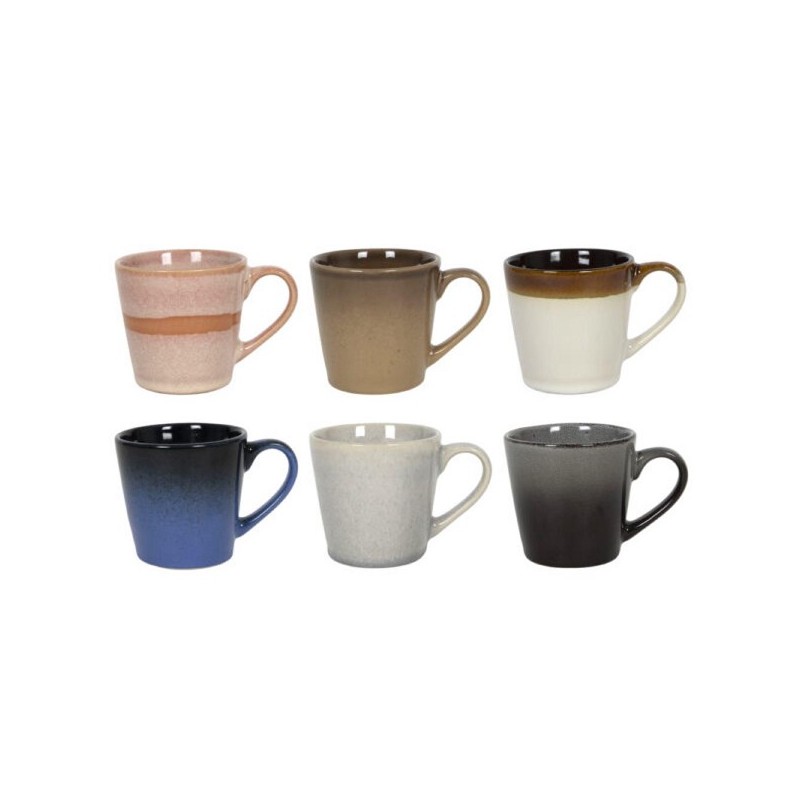 Koffiemok met oor 'Earth' 200ml doos a 6 stuks