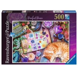 Ravensburger Puzzle Chat satisfait 500 pièces
