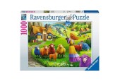 Ravensburger Puzzle La boutique de laine colorée 1000 pièces