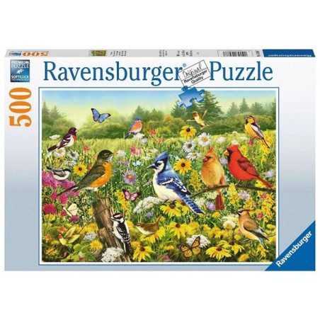 Ravensburger Puzzle Oiseaux dans le pré 500 pièces