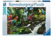 Ravensburger Puzzle perroquets colorés dans la jungle 2000 pièces