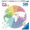 Ravensburger Circle of colors puzzel - Mandala 500 stukjes