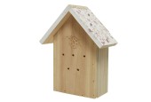 Insectenhuis grenen W17-H21cm lieveheersbeestjes