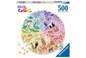 Ravensburger Puzzle Cercle de couleurs - Animaux 500 pièces