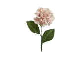 Decoris Kunstbloem Hortensia polyester 17x19x66cm licht roze