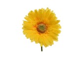 Decoris Kunstbloem Gerbera polyester dia.10cmx50cm geel