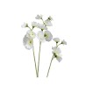 Decoris Kunstbloem Lathyrus polyester 18x5x60cm wit