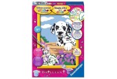 Ravensburger Peinture par numéro Chiot Dalmatien