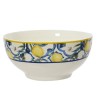 Decoris Schaal Citroen dessin porselein dia.15x7cm blauw/geel
