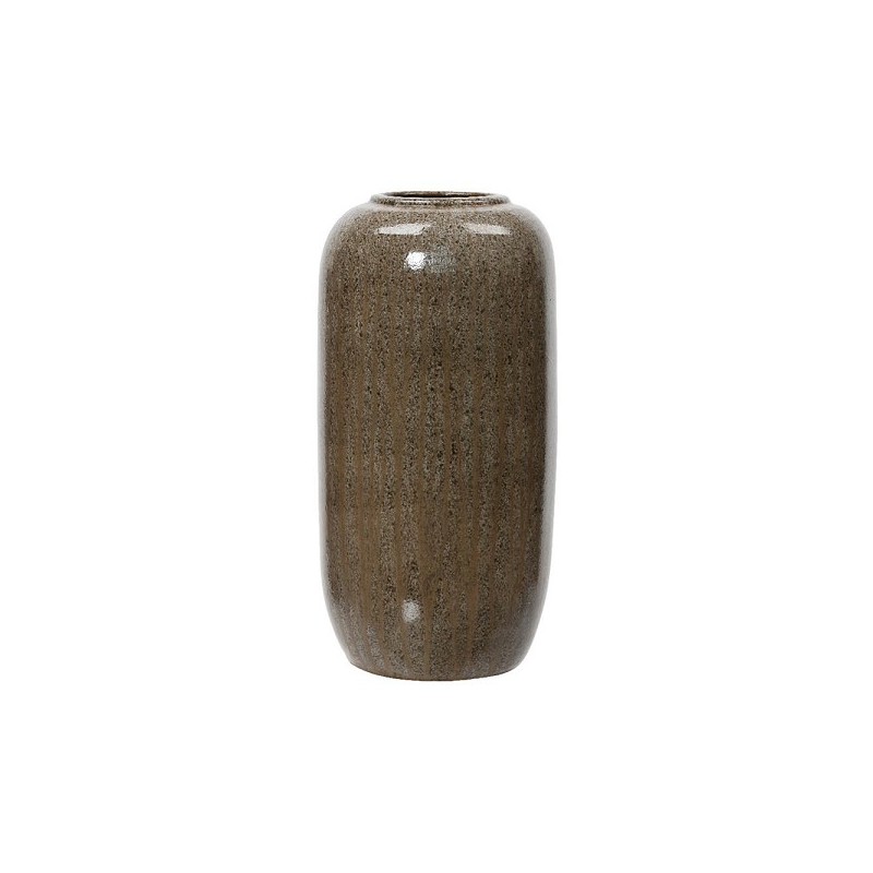 Decoris Vaas terracotta  dia16x30cm chocolade bruin
