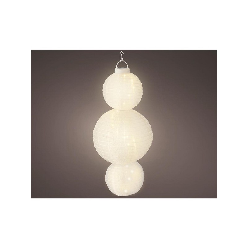 Lumineo Solar Lantaarn dia28x58cm nylon 6 werkuren