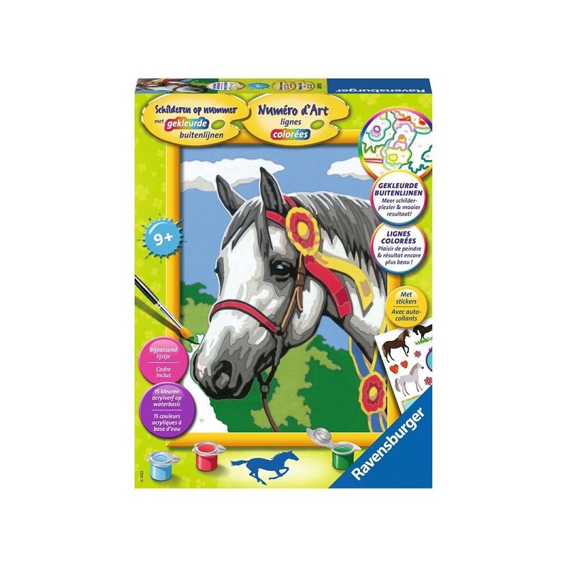 Ravensburger Peinture par numéros Cheval de course