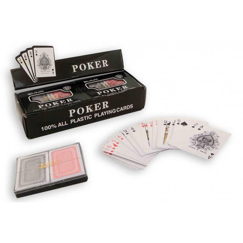 pCartes à jouer 2 jeux en boîte/p