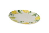 Boltze Home Bord 'Lemony' Dolomiet 39x31x3cm Handgemaakt Vaatwasmachinebestendig
