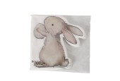 Boltze Home Servetten haas 'Knuffi' papier 12-delig 17x17cm