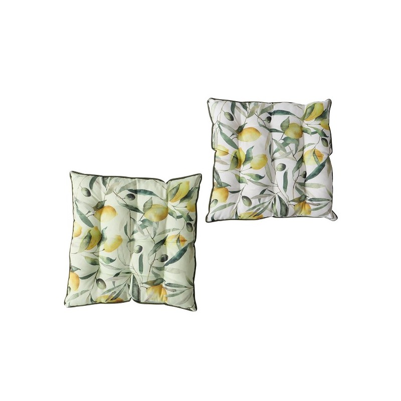 Boltze Home Zitkussen 'Zitronella' Polyester 40x40cm 2 assorti