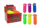 John Toy Fluffy Worm Met Grote Ogen 9x9x28cm