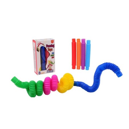 John Toy Fidget Tubes 8 In Doosje 21x3cm
