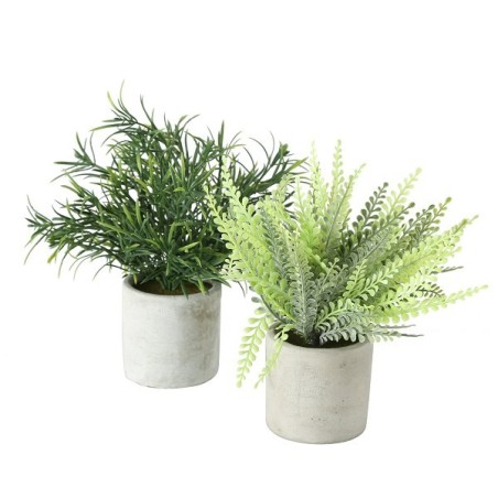 Boltze Home kunstplant in 2 uitvoeringen  Rozemarijn of Varen 2 assorti