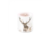 Ambiente Kaars klein Antlers dia7,5x9cm paraffine 35 branduren