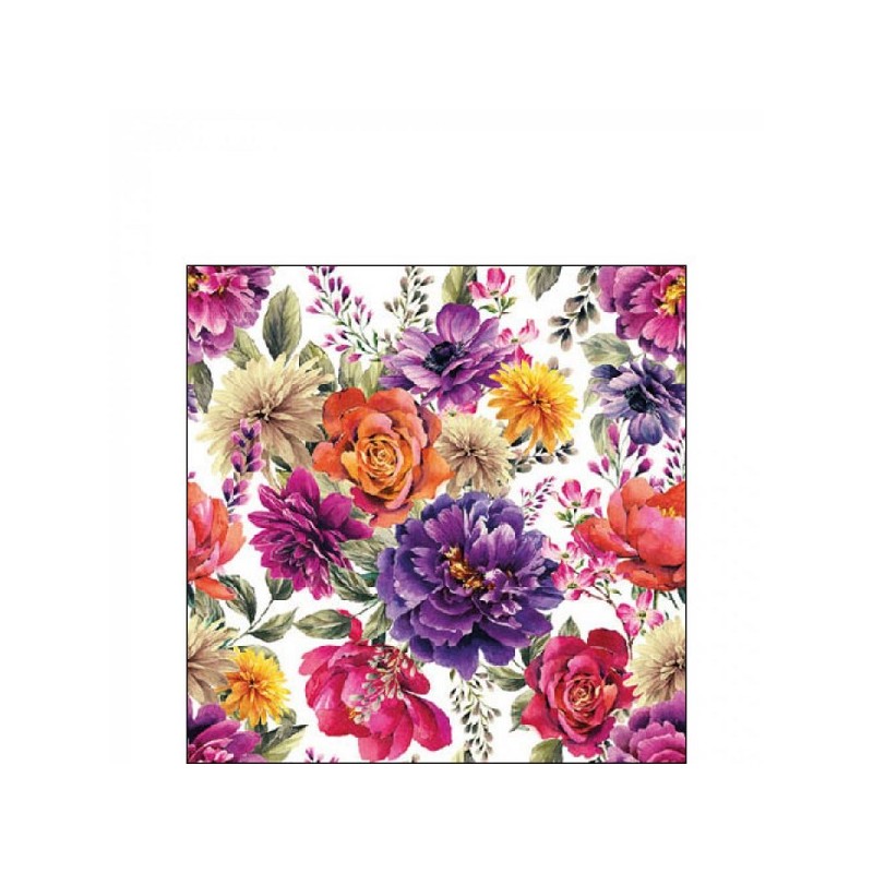Ambiente Servetten 25cm Anne wit 3 -laags 100% FSC Mix