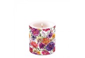 Ambiente Kaars klein Anne wit dia7,5x9cm paraffine 35 branduren