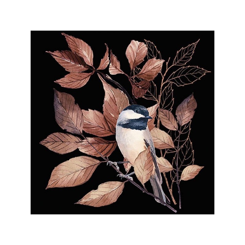Ambiente Servetten 33cm Lovely chickadee 3 -laags 100% FSC Mix