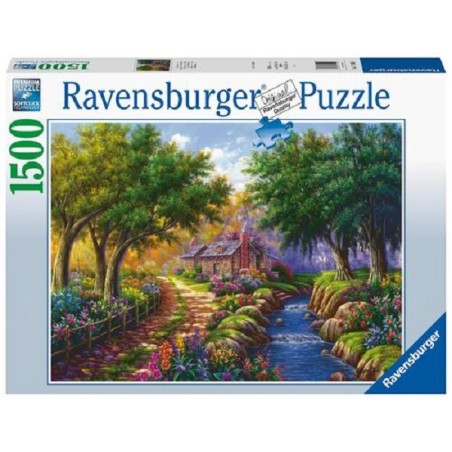 Ravensburger Cottage bij de rivier puzzel 1500 stukjes