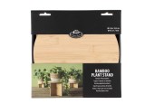 Esschert Design Plantentafeltje bamboe L dia25x19,5cm