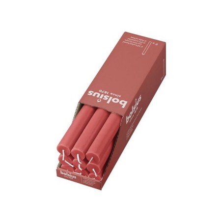 Bolsius Rustiek tafelkaars Blossom Pink 270/23mm - Doos a 9 stuks