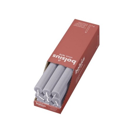 Bolsius Rustiek tafelkaars Frosted Lavender 270/23mm - Doos a 9 stuks